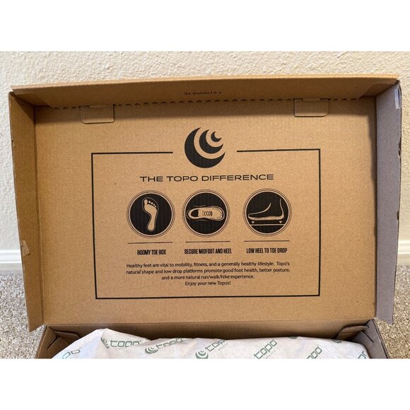 Topo Aura Womens Size 9 Purple Running Walking Shoes Max Cushioned Wide Toe Box - Picture 11 of 16